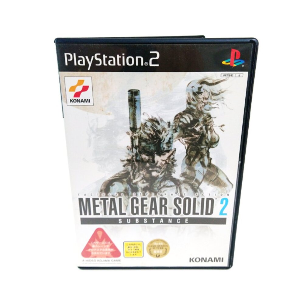 [2002] Metal Gear Solid 2 Substance PS2 Playstation 2 Hideo Kojima Konami NTSC-J